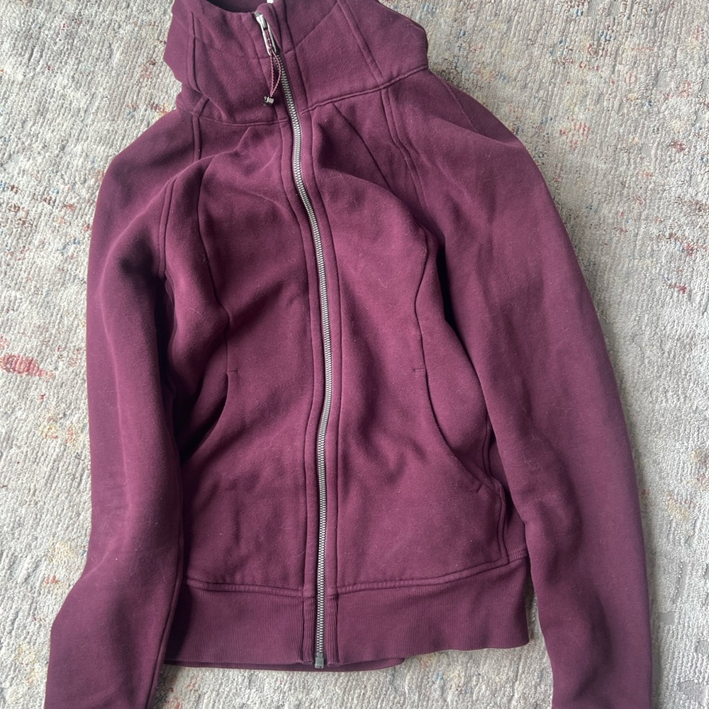 Lululemon Athletica Scuba Jacket Maroon